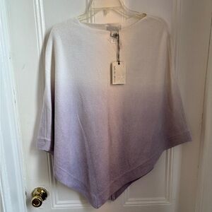 Barefoot Dreams Ocean Breeze Poncho Ombré Soft Violet